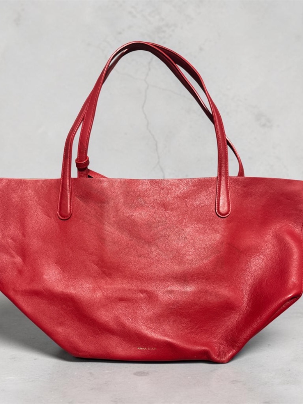 Mansur Gavriel Red Everyday Soft Tote Bag Leather - Picture 3 of 7